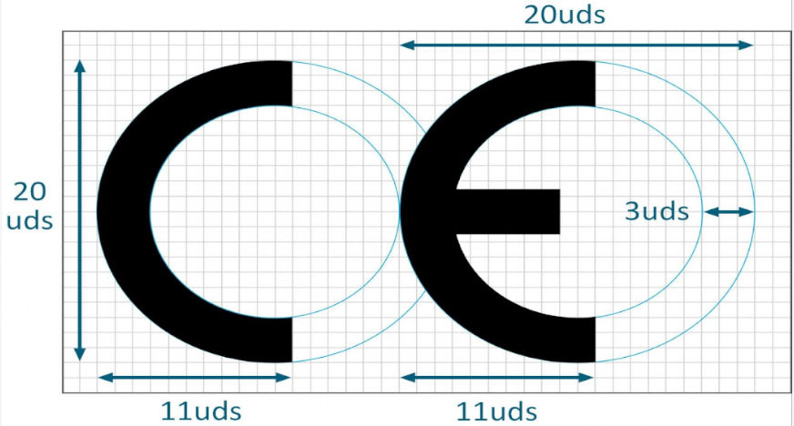Marcado CE medidas del sello CE marcado-ce-logotipo-medidas